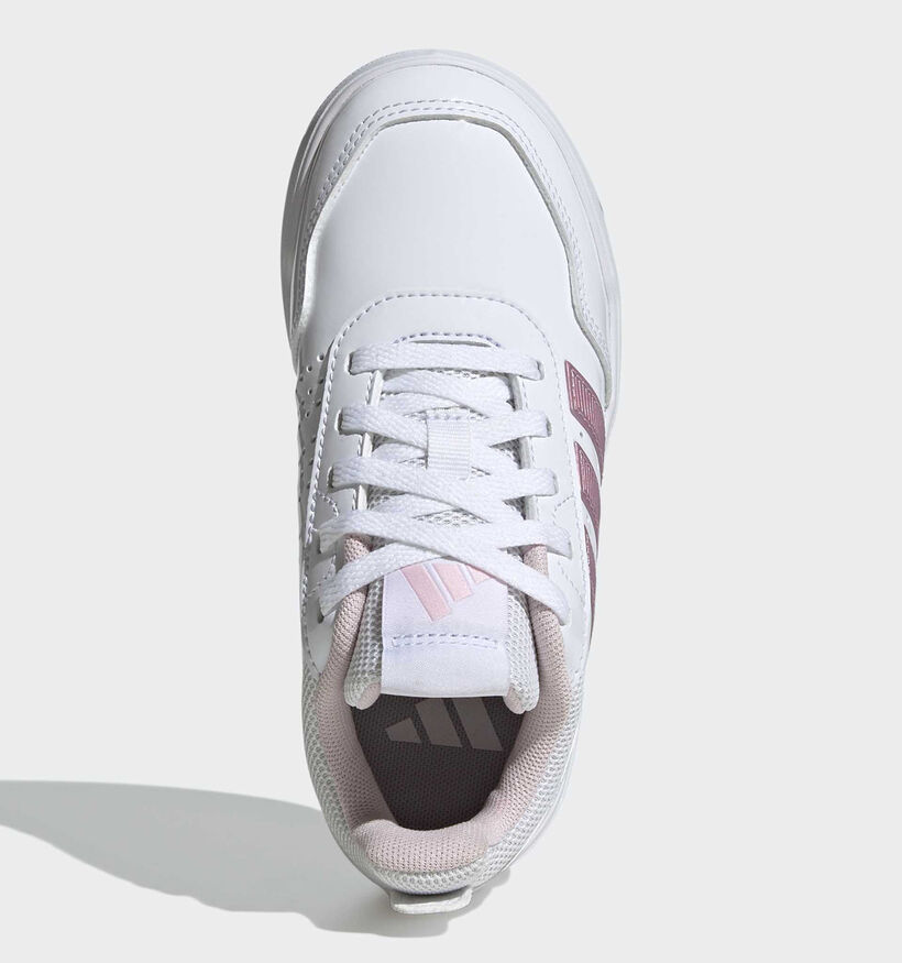 adidas Tensaur Sport 3.0 Witte/Roze Sneakers voor meisjes (375400)