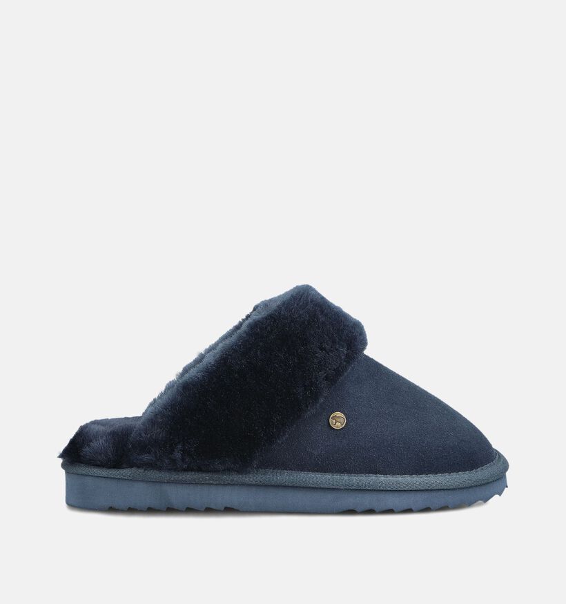 Flurry Pantoufles ouvertes en Bleu foncé pour femmes (362519)