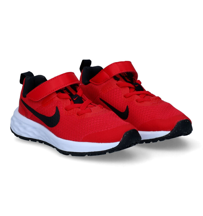 Nike Revolution 6 PS Zwarte Sneakers in stof (325355)