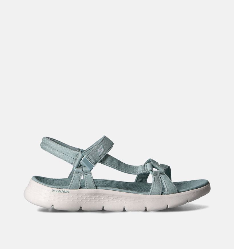 Go Walk Sandales plates en Vert pour femmes (354731)