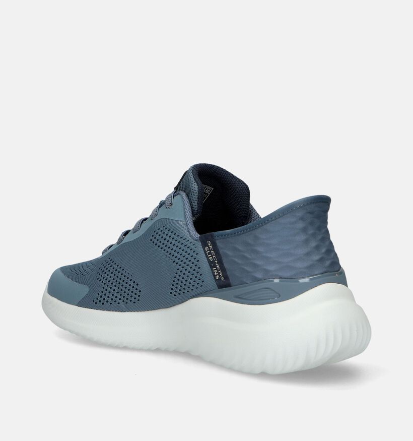 Skechers Bounder 2.0 Emerged Slip-ins en Bleu pour hommes (351859)