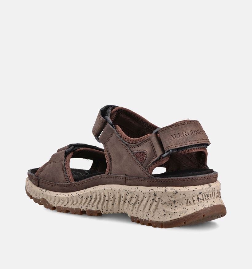 Allrounder Honduras Bruine Sandalen voor heren (370221) - geschikt voor steunzolen