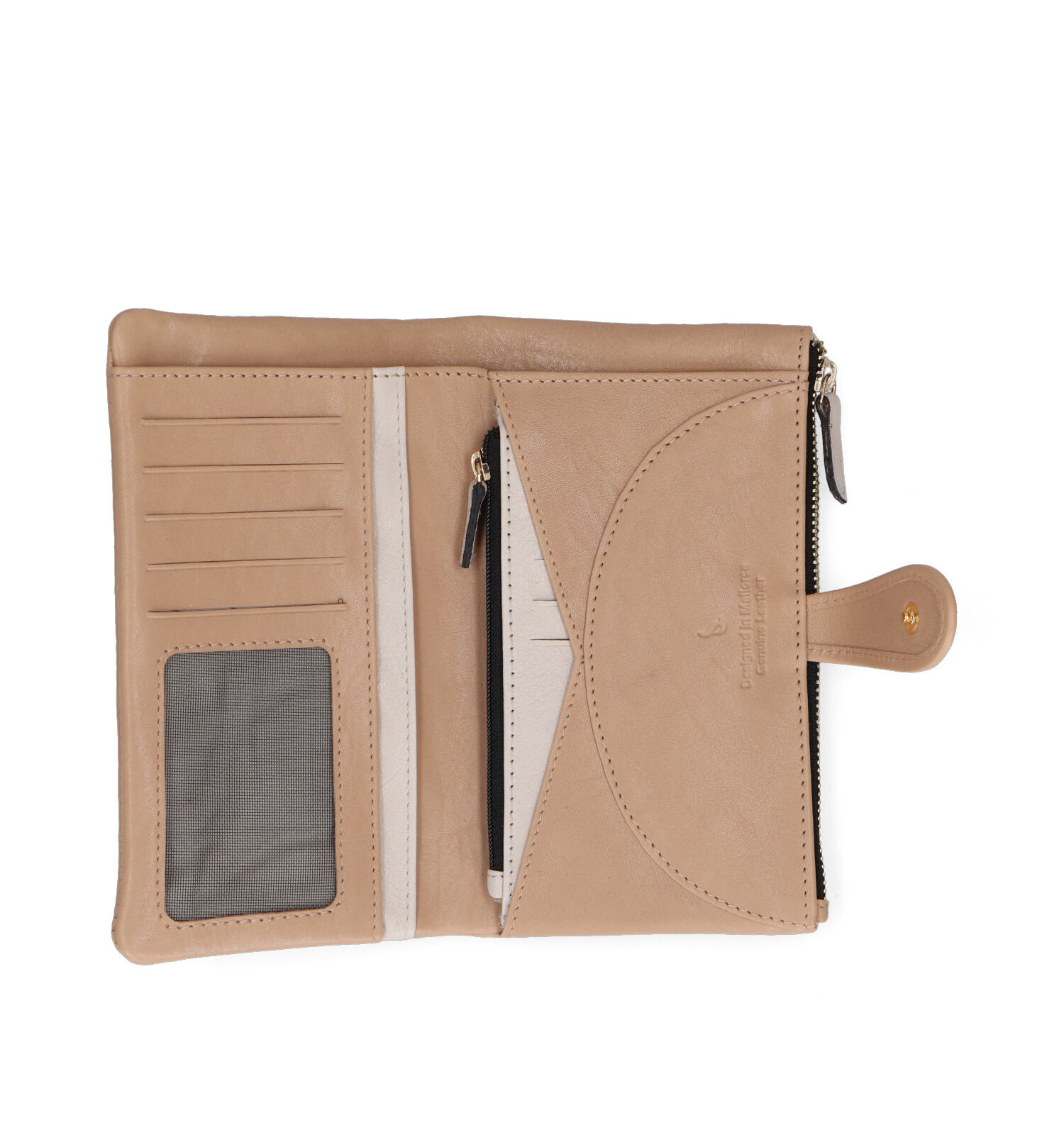 Abbacino Porte monnaie a rabat en Beige Femmes Petite maroquinerie en ligne sur TORFS.BE
