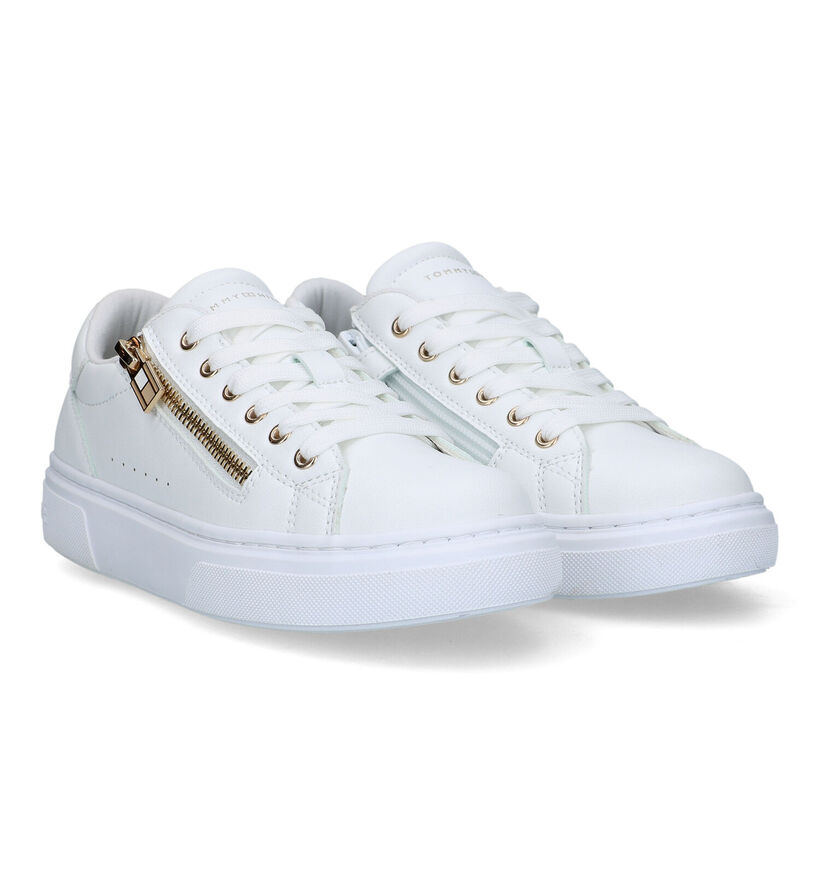 Tommy Hilfiger Baskets basses en Blanc pour filles (321581) - pour semelles orthopédiques