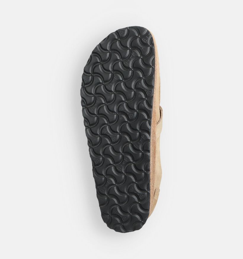 Birkenstock Buckley Natural Leather Nu-pieds en Marron pour femmes (368232)