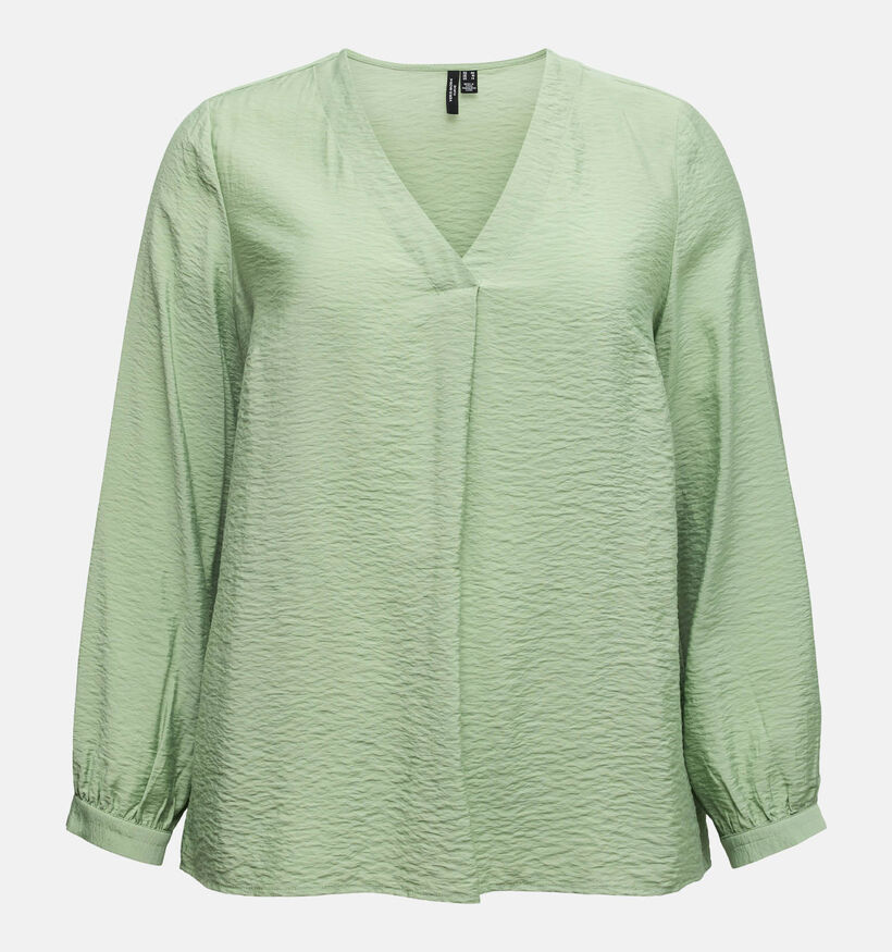 Vero Moda Curve Curli Groene Blouse voor dames (367784)