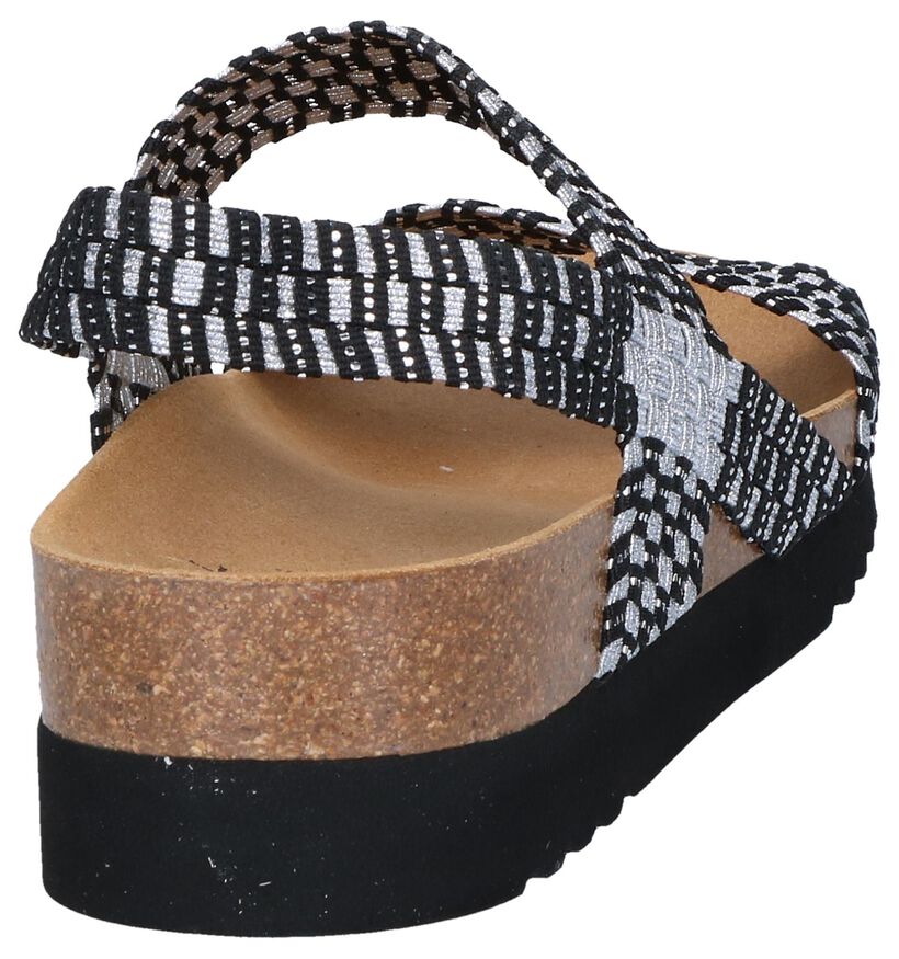 Zwart/Zilveren Sandalen Scholl Kaory Sandal, Zwart, pdp