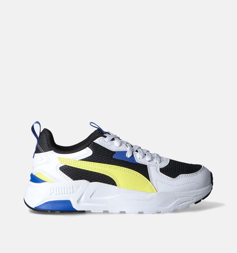 Puma Trinity Lite Zwarte Sneakers voor jongens, meisjes (350395) - geschikt voor steunzolen