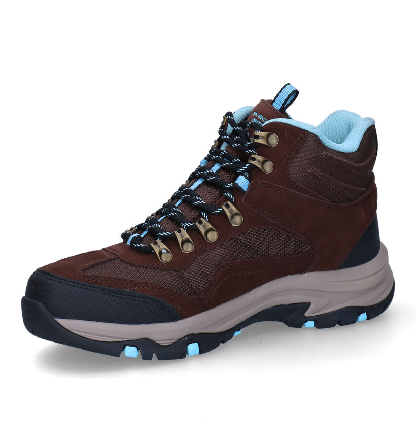 Skechers Trego Base Chaussures de randonnée en Marron en textile (293953)