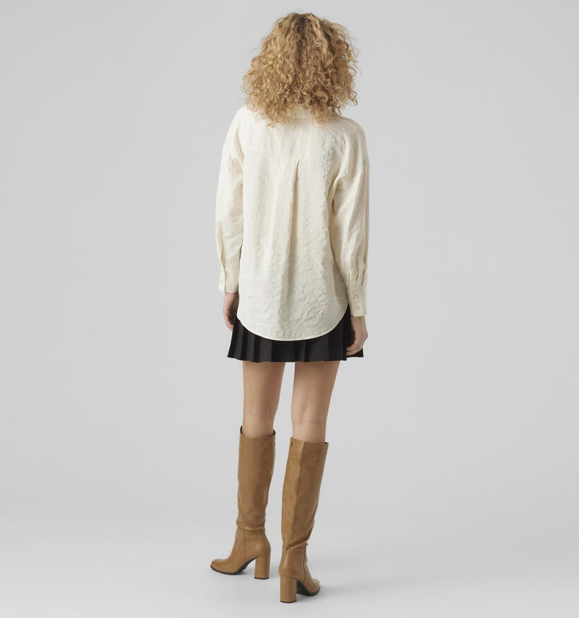 Vero Moda Queeny Beige Oversized hemd voor dames (352209)