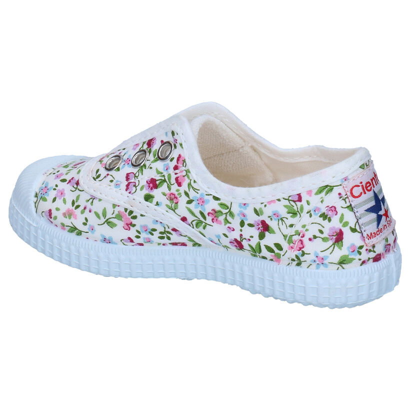 Cienta Witte Slip-on sneakers voor meisjes (348702) - geschikt voor steunzolen