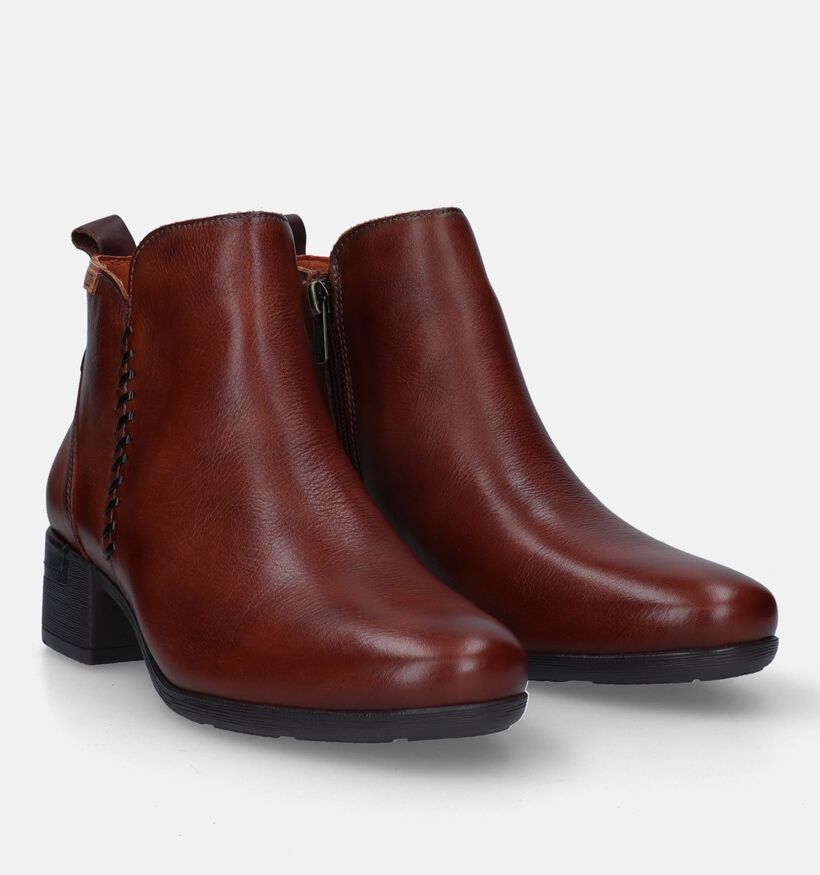 Pikolinos Malaga Cognac Enkellaarzen voor dames (346183)
