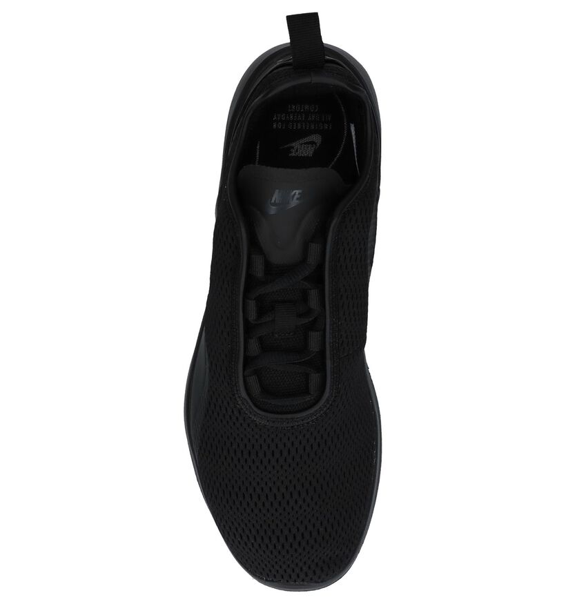 Nike Air Max Baskets basses en Noir en textile (237860)