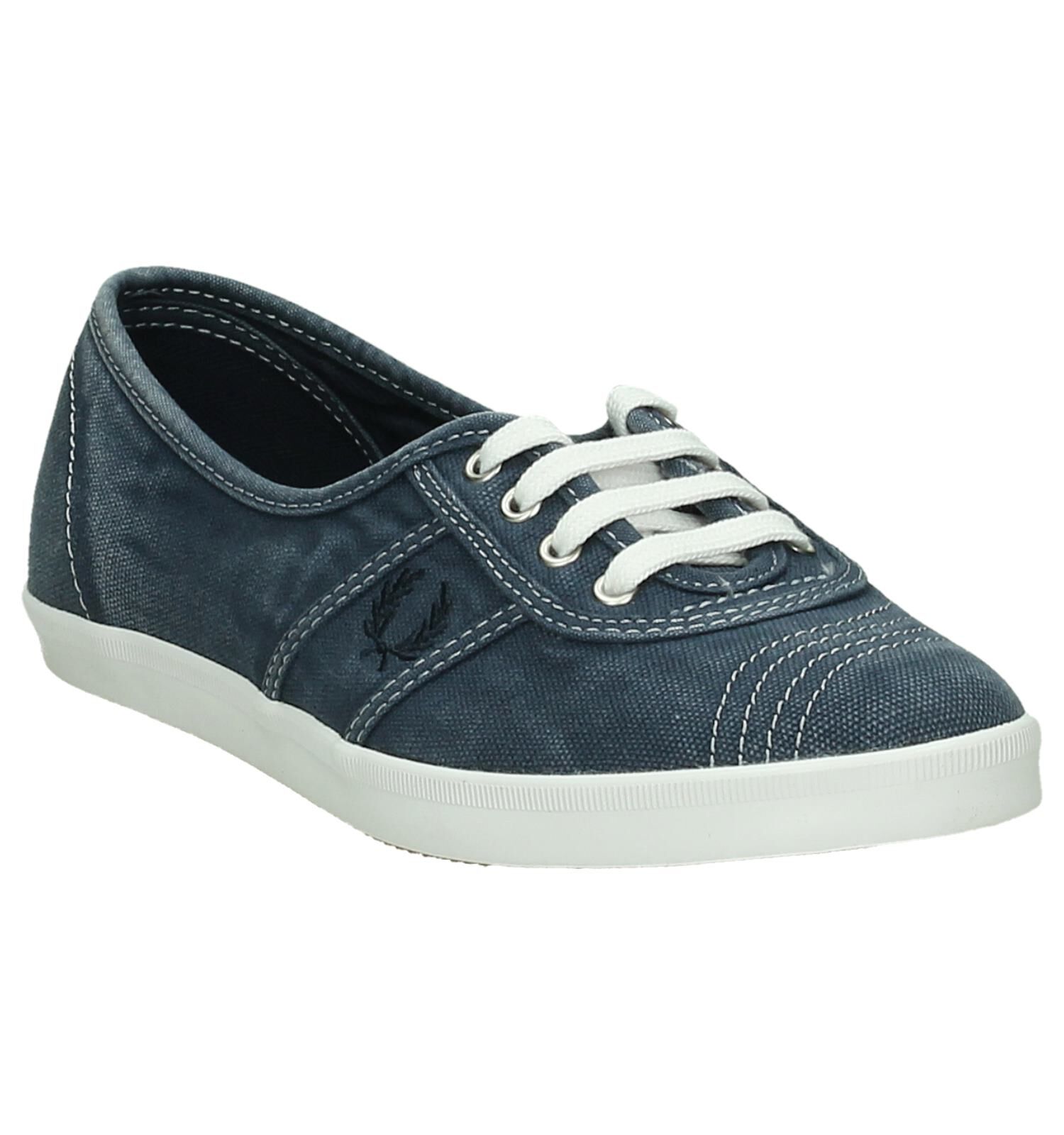 Donker Blauwe Fred Perry Instappers Dames Sneakers Online op TORFS.BE