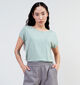 Vero Moda Ava T-shirt basic en Vert pour femmes (337263)
