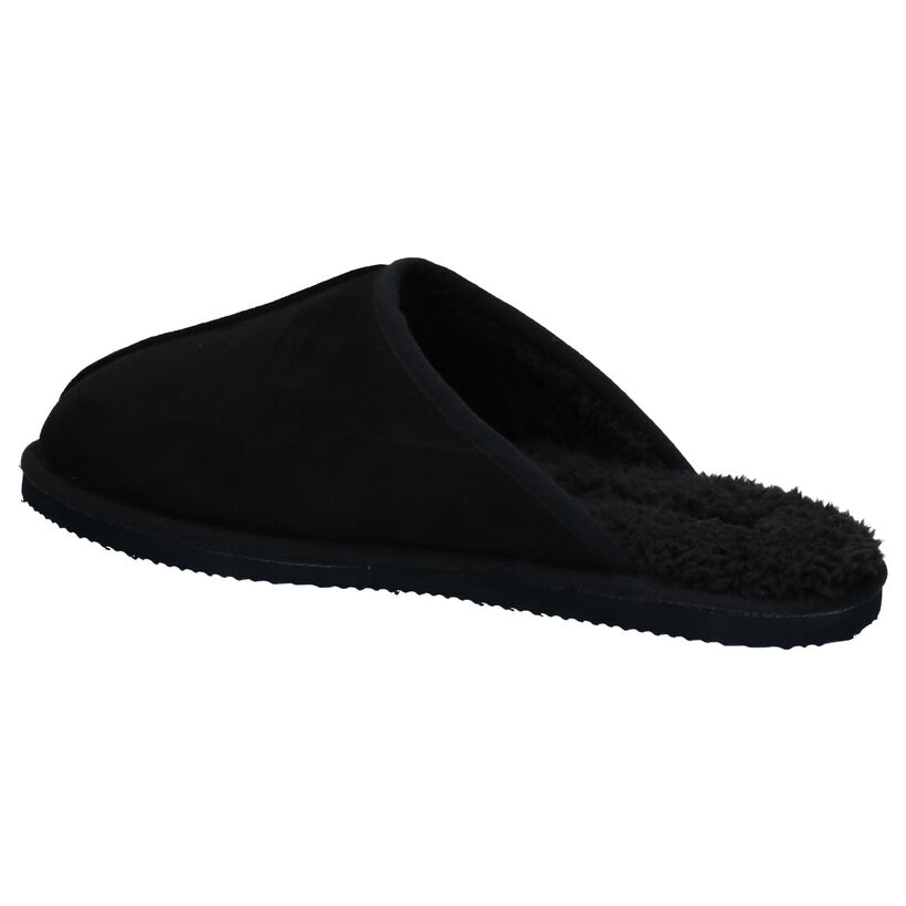 Jack & Jones Dudely Zwarte Pantoffels in stof (278348)