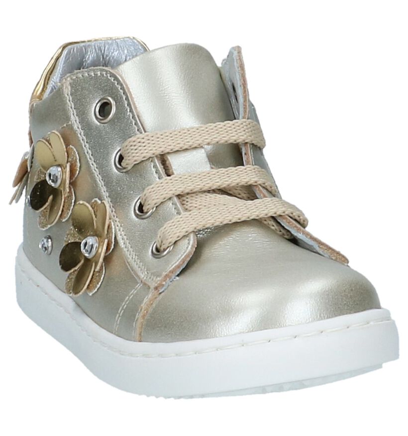 K3 Chaussures pour bébé  en Or en cuir (215474)