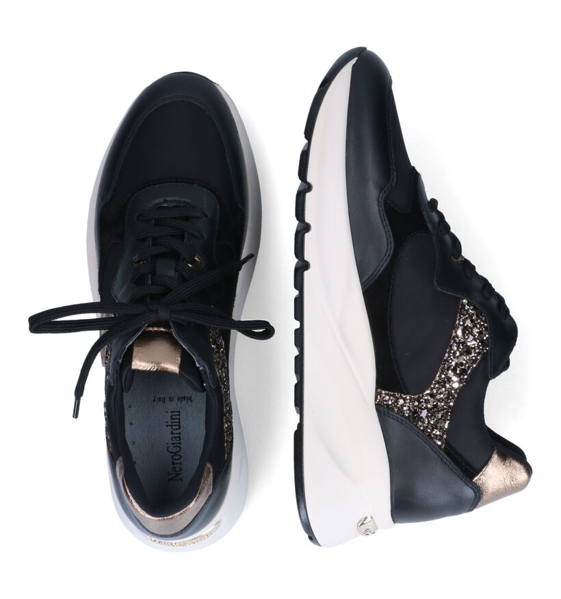 NeroGiardini Zwarte Sneakers in leer (314539)