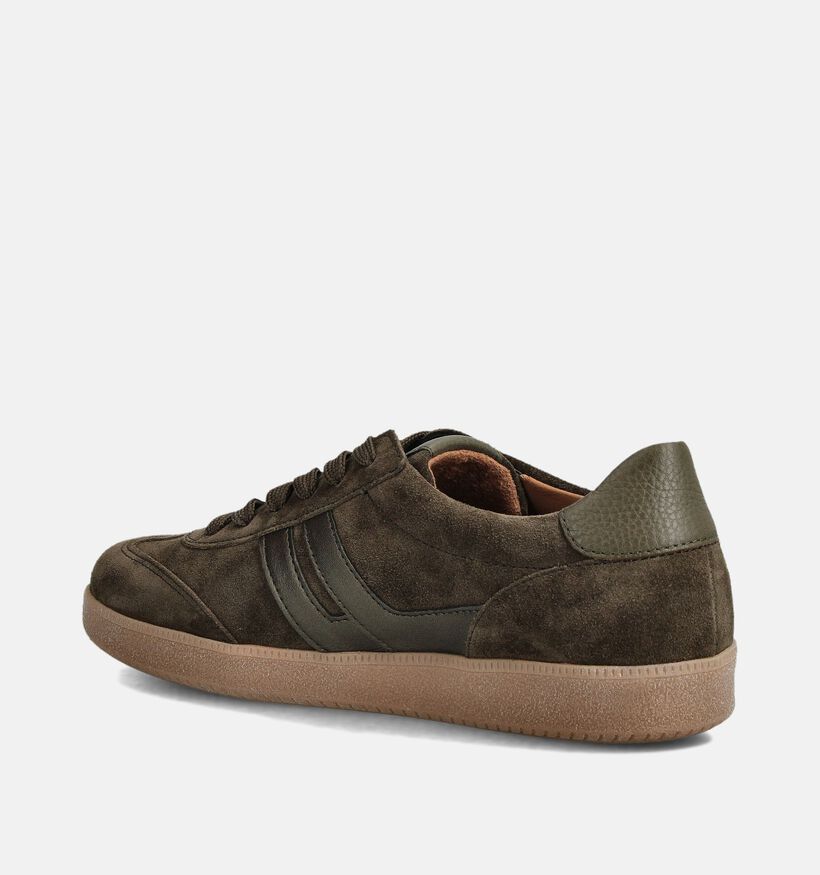 Gabor Donkergroene Sneakers voor dames (363121) - geschikt voor steunzolen