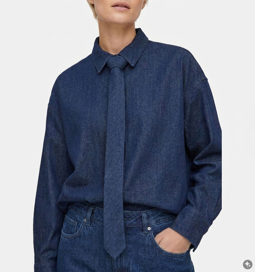 Vila Ralo Chemise Jeans en Bleu pour femmes (383845)