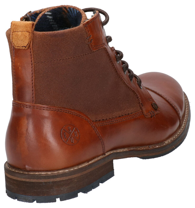 Bullboxer Bottines en Cognac en cuir (252794)