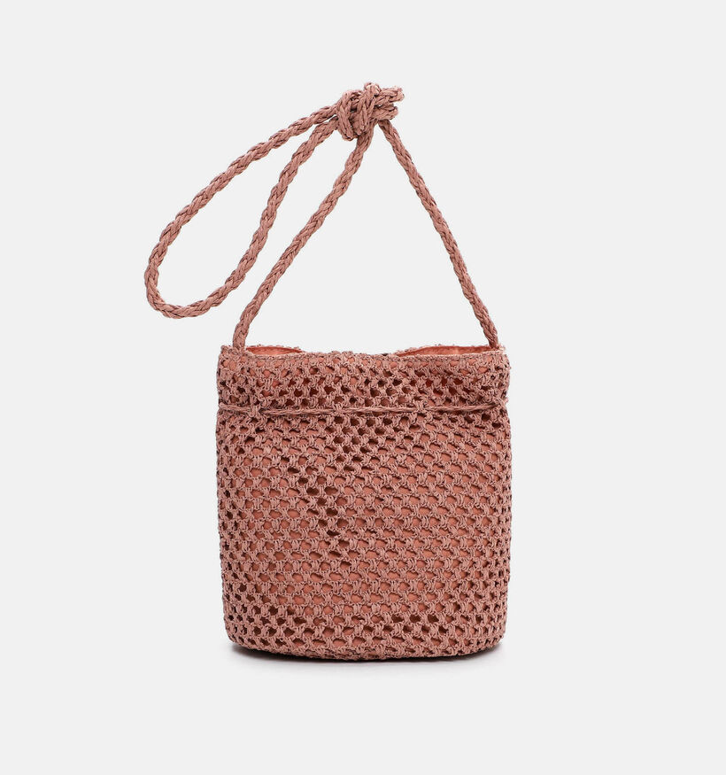Tamaris Kassandra Roze Gehaakte Bucket Bag voor dames (371375)
