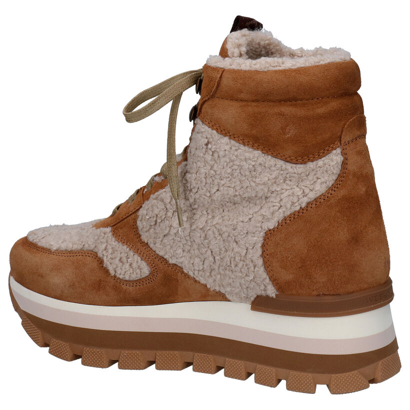 Weekend Baskets montantes en Cognac pour femmes (298723) - pour semelles orthopédiques