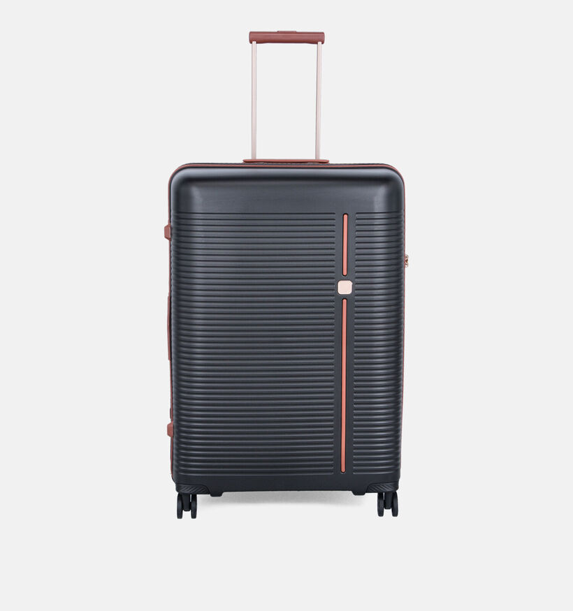 Origin Zwarte/Cognac Grote Reiskoffer Large voor dames, heren (376174)