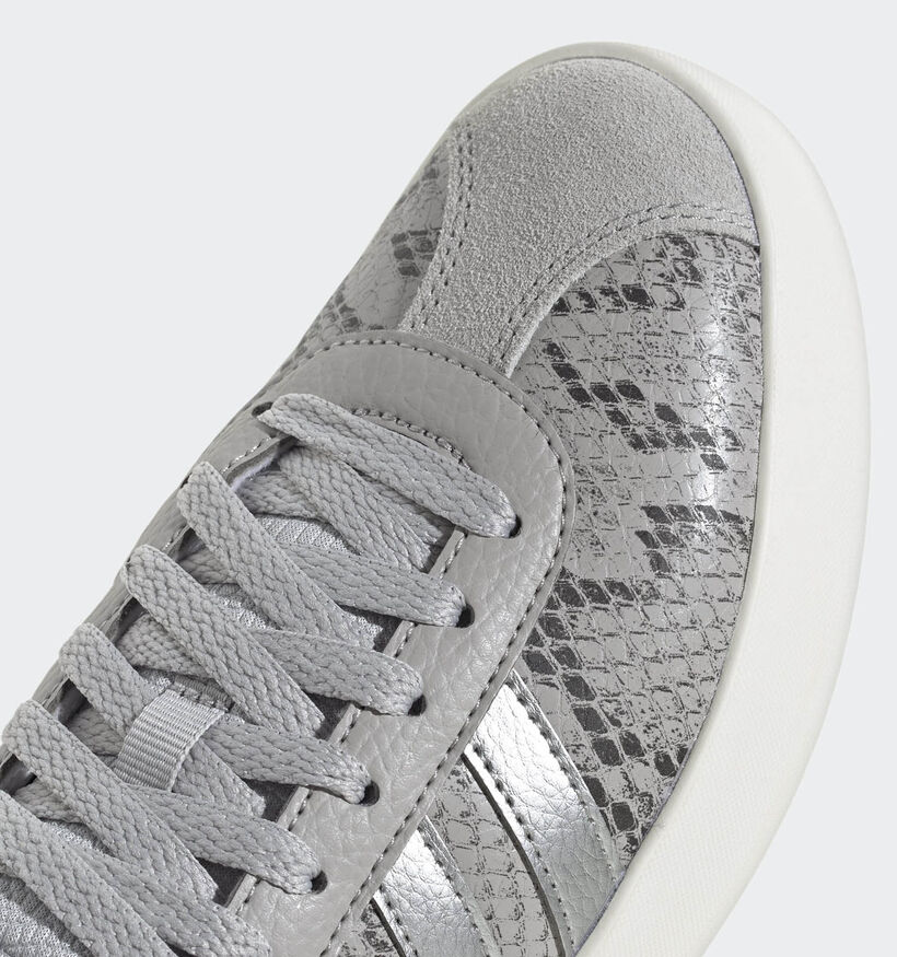 adidas VL Court 3.0 Grijze/Zilveren Sneakers voor dames (365423) - geschikt voor steunzolen