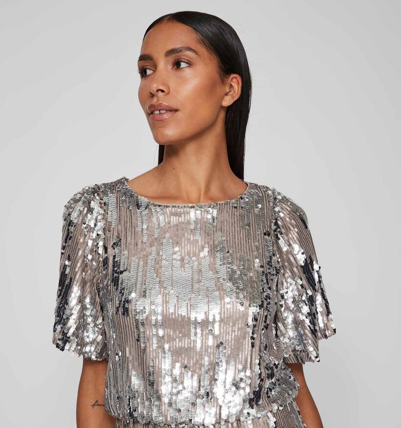 Vila Amaya Robe de fête en Argent pour femmes (332559)