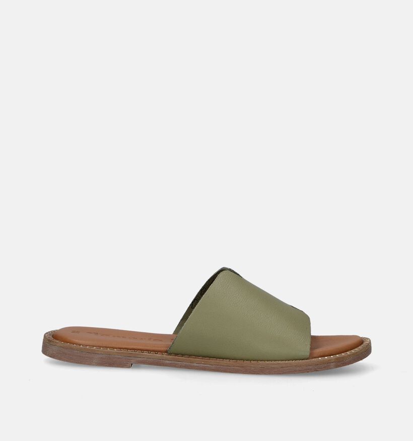 Tamaris Zwarte Platte slippers voor dames (354432)