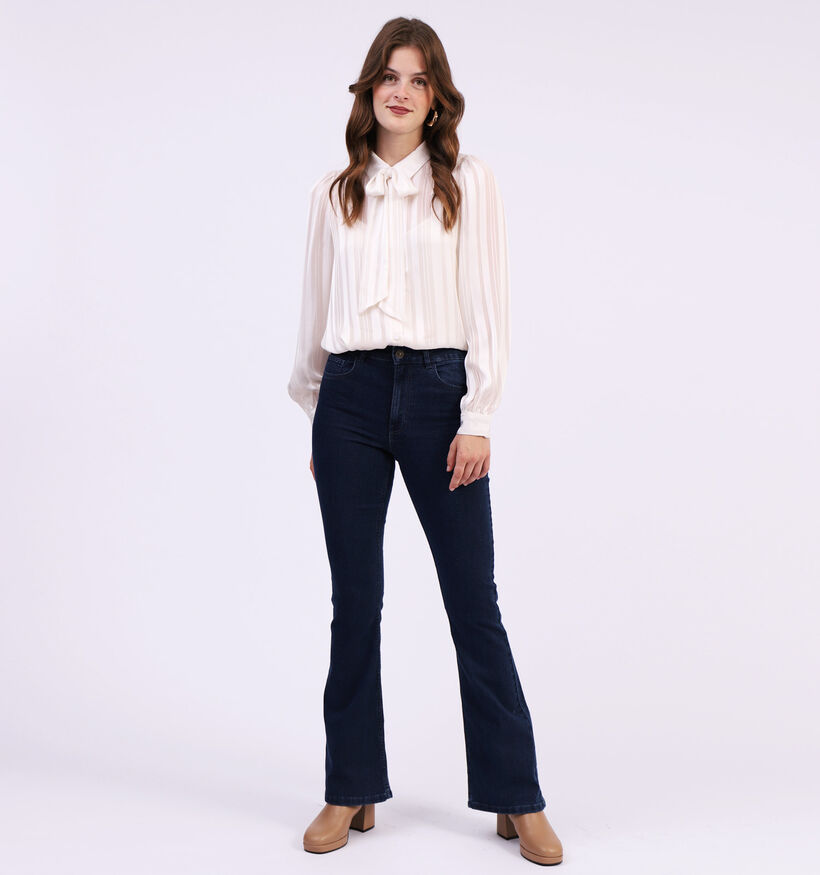 Pieces Peggy Blauwe Flared Jeans voor dames (318295)