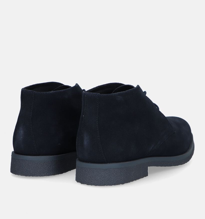Geox Uomo Claudio Bruine Hoge Geklede Veterschoenen voor heren (328346)