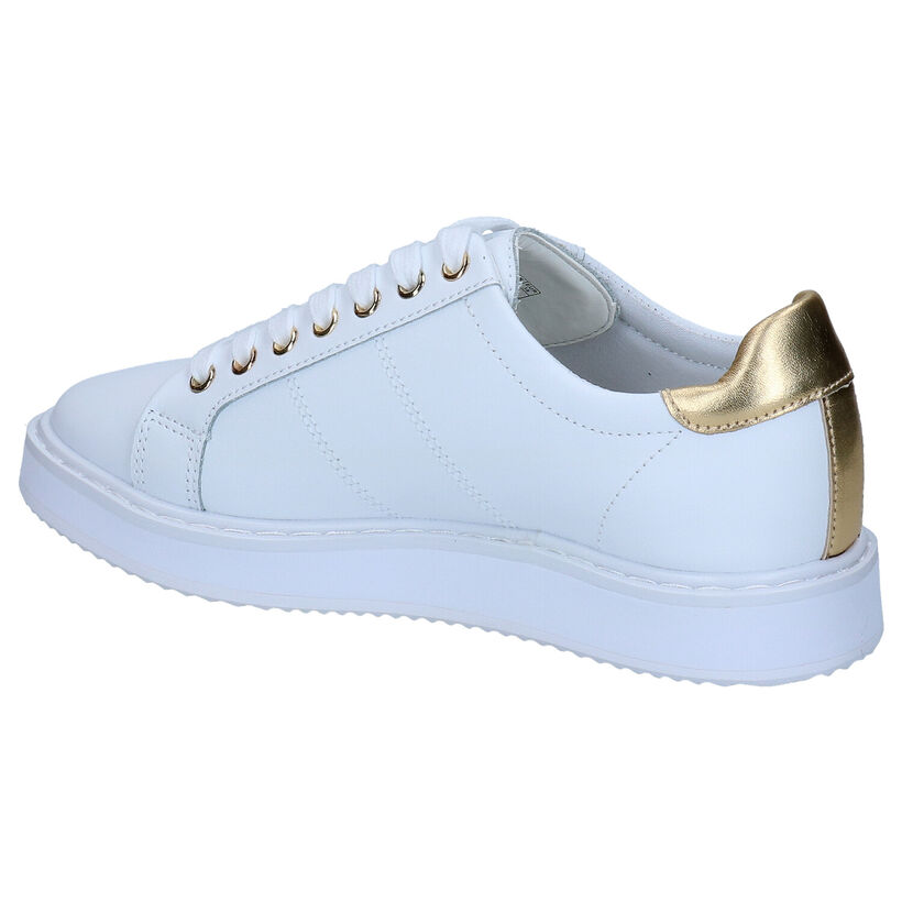 Lauren Ralph Lauren Angeline Witte Sneakers in leer (278179)