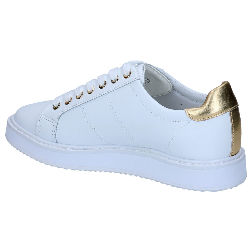 Lauren Ralph Lauren Angeline Baskets en Blanc en cuir (278179)