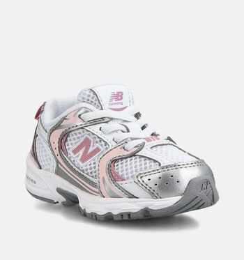 New Balance 530 Low Sneakers WHITE/White/Pink/WHITE/ NATURAL INDIGO/summer fog/nimbus cloud