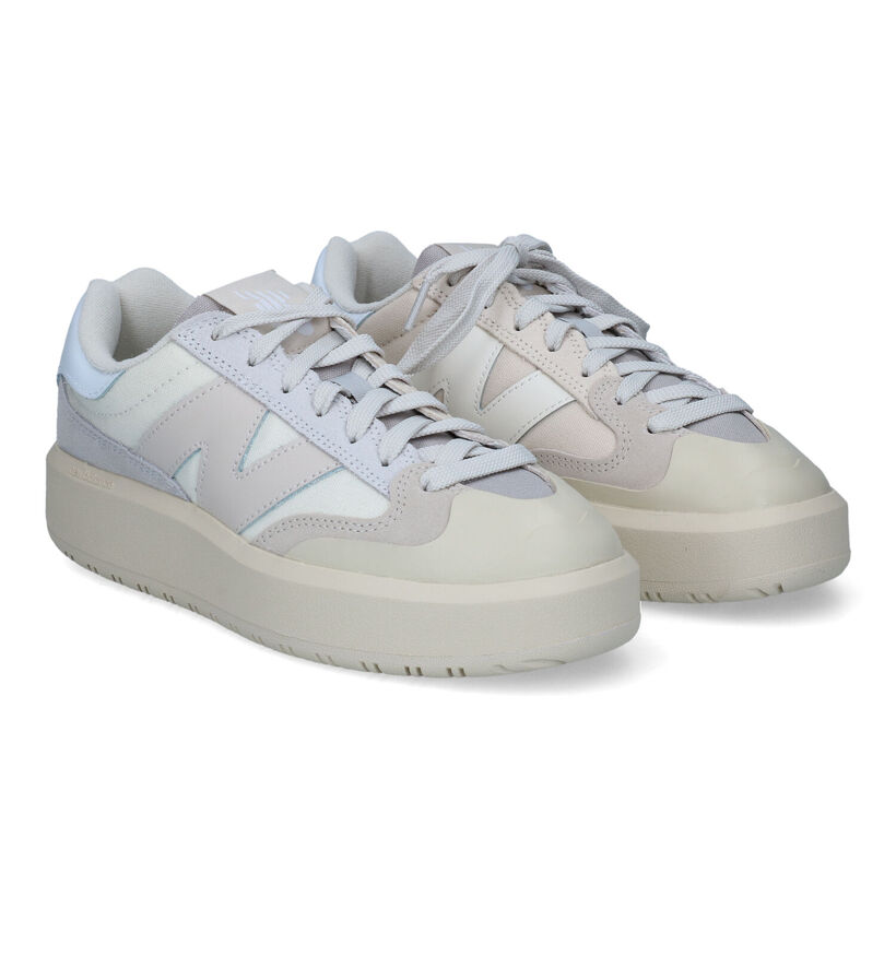 New Balance GS327 Beige Sneakers voor dames (311790) - geschikt voor steunzolen