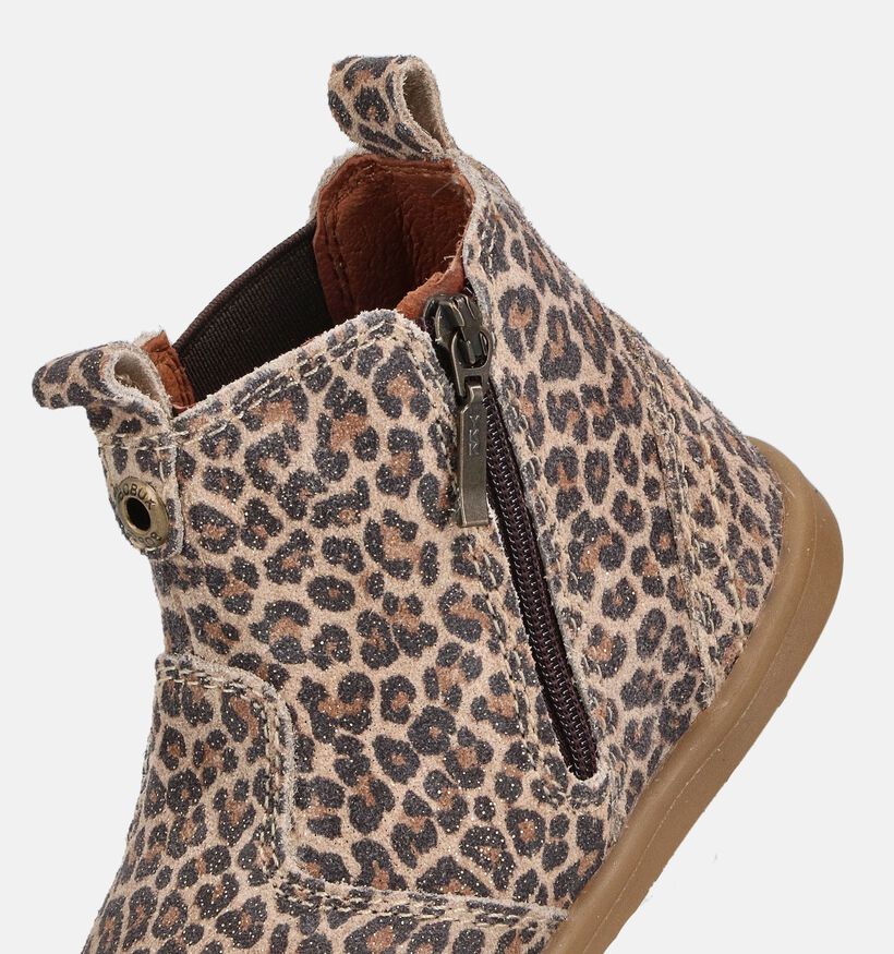 Bobux Jodhpur I-Walk Bottines Chelsea en Marron pour filles (362166) - pour semelles orthopédiques