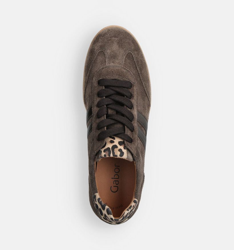 Gabor Chaussures à lacets en Marron pour femmes (360285) - pour semelles orthopédiques