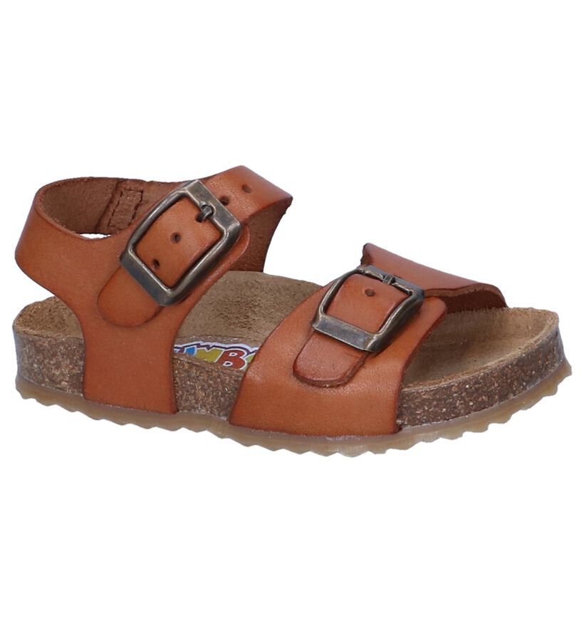 Bumba Beasy Blauwe Sandalen in leer (273235)