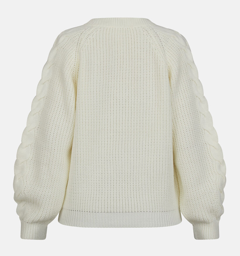 SISTERS POINT Miba Pull avec col en V en Beige pour femmes (349338)