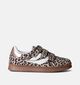 Posh By Poelman Bruine Sneakers Leopard voor dames (361171) - geschikt voor steunzolen