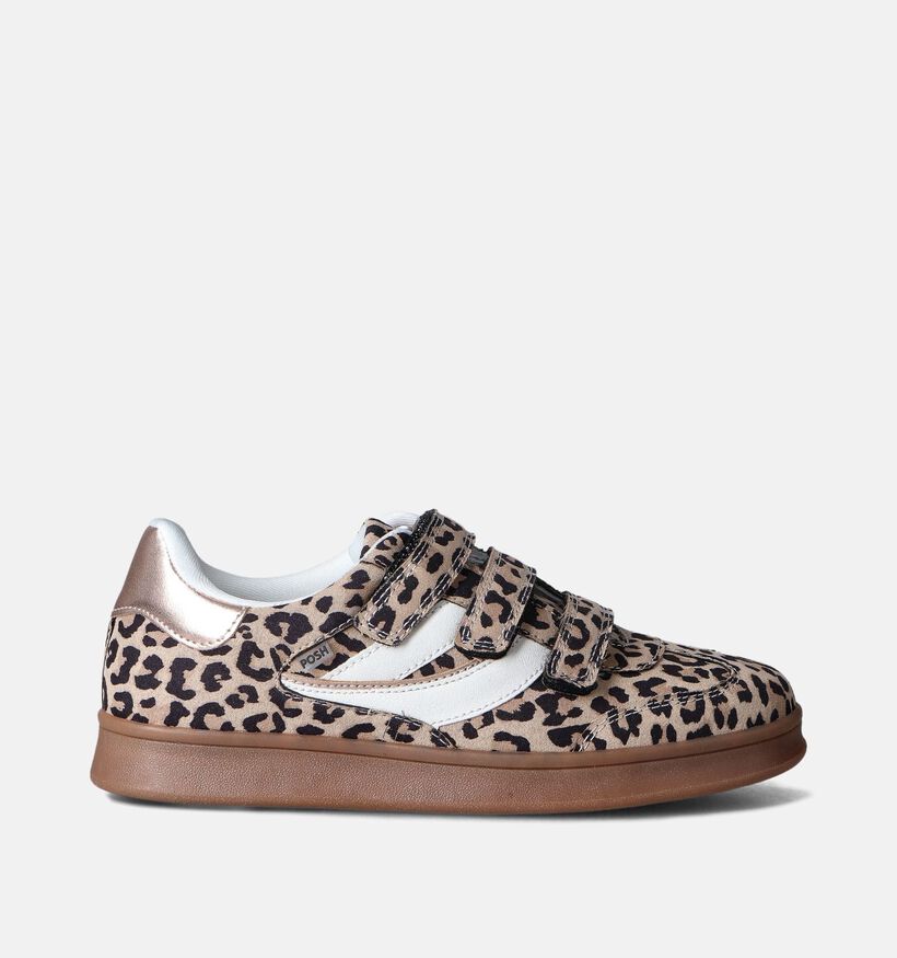 Posh By Poelman Bruine Sneakers Leopard voor dames (361171) - geschikt voor steunzolen