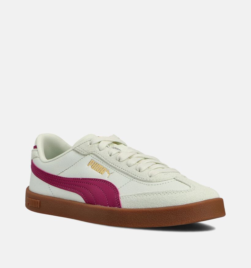 Puma Club II Era Groene/Paarse Sneakers voor meisjes (359286) - geschikt voor steunzolen