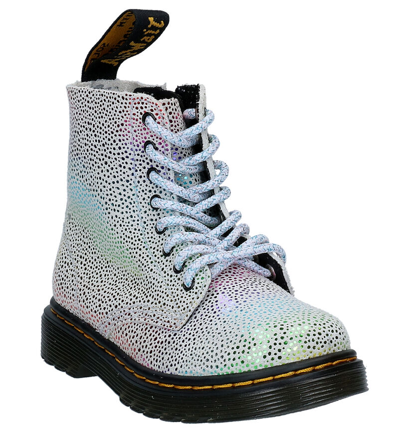 Dr Martens 1460 Pascal T Bottines en Argent pour filles (294433)