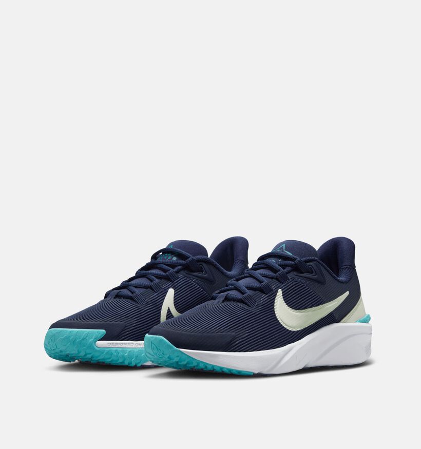 Nike Star Runner 4 Blauwe Sneakers voor jongens, meisjes (356488)