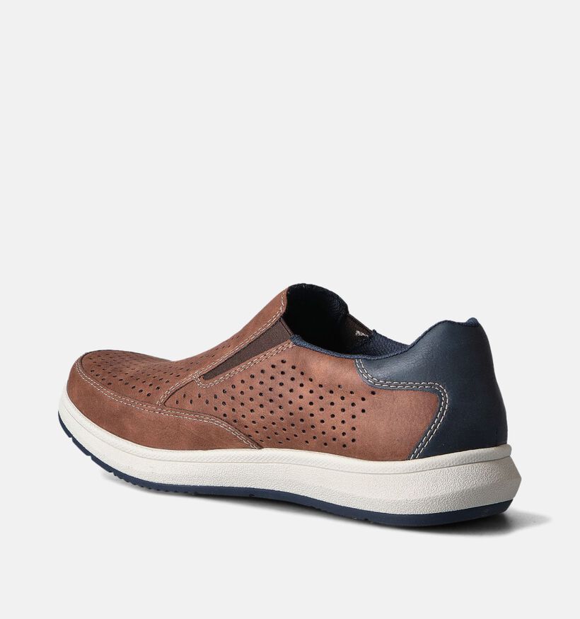 Rieker Chaussures confort en Cognac pour hommes (354811) - pour semelles orthopédiques