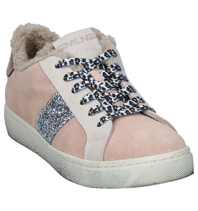 Méliné roze Sneakers in daim (297812)