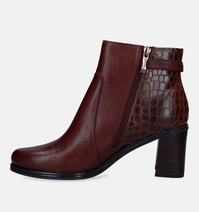 Tamaris Cognac Enkellaarzen met hak voor dames (330551)