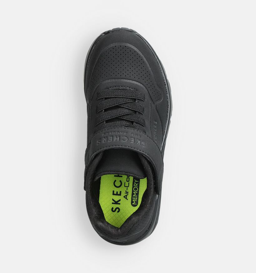 Skechers Uno Air Blitz Baskets basses en Noir pour filles, garçons (360973) - pour semelles orthopédiques